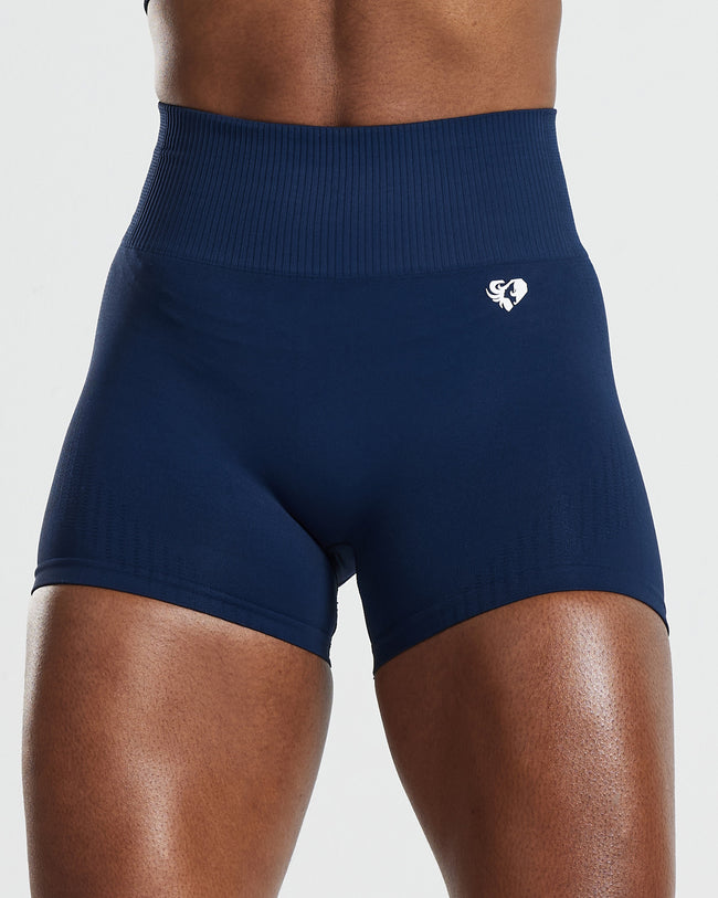 Power Seamless Shorts | Sapphire Blue