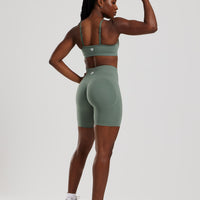Define 2.0 Seamless Scrunch Bralette | Sage