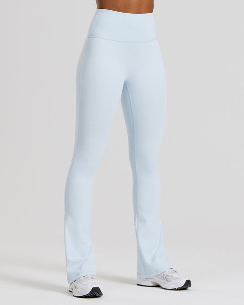 Essential Mini Flared Leggings | Icy Blue