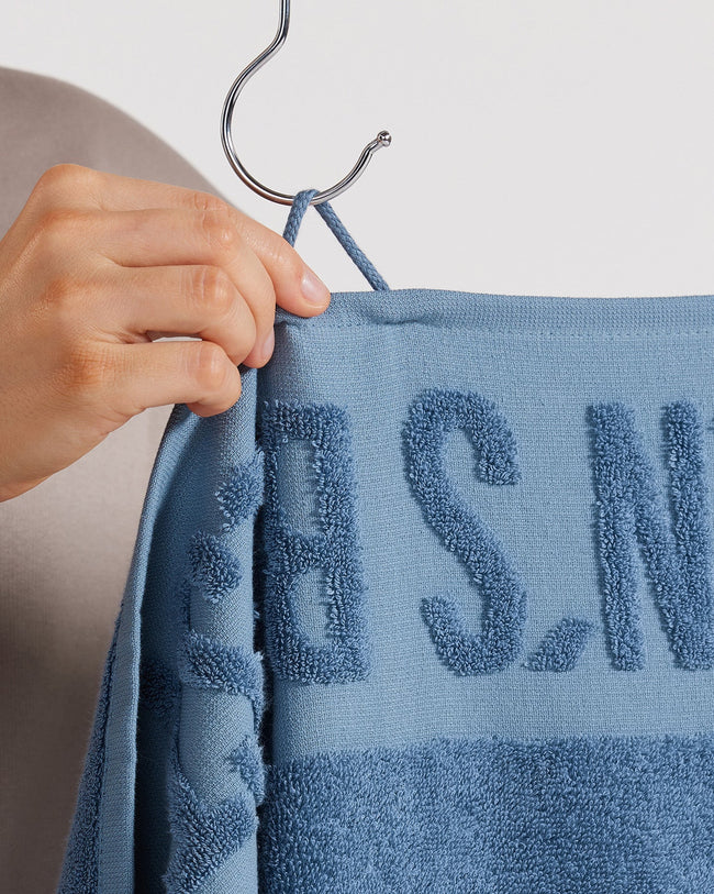 Large Sweat Towel | Smoke Blue