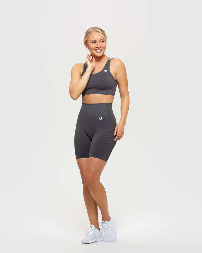 Power Seamless Cycling Shorts | Graphite