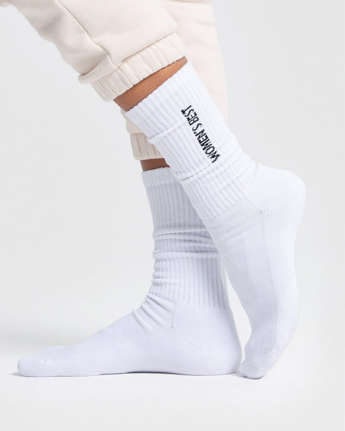 Crew Socks (1PK) | White