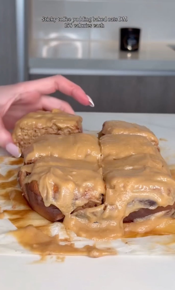 Sticky Toffee Baked Oats