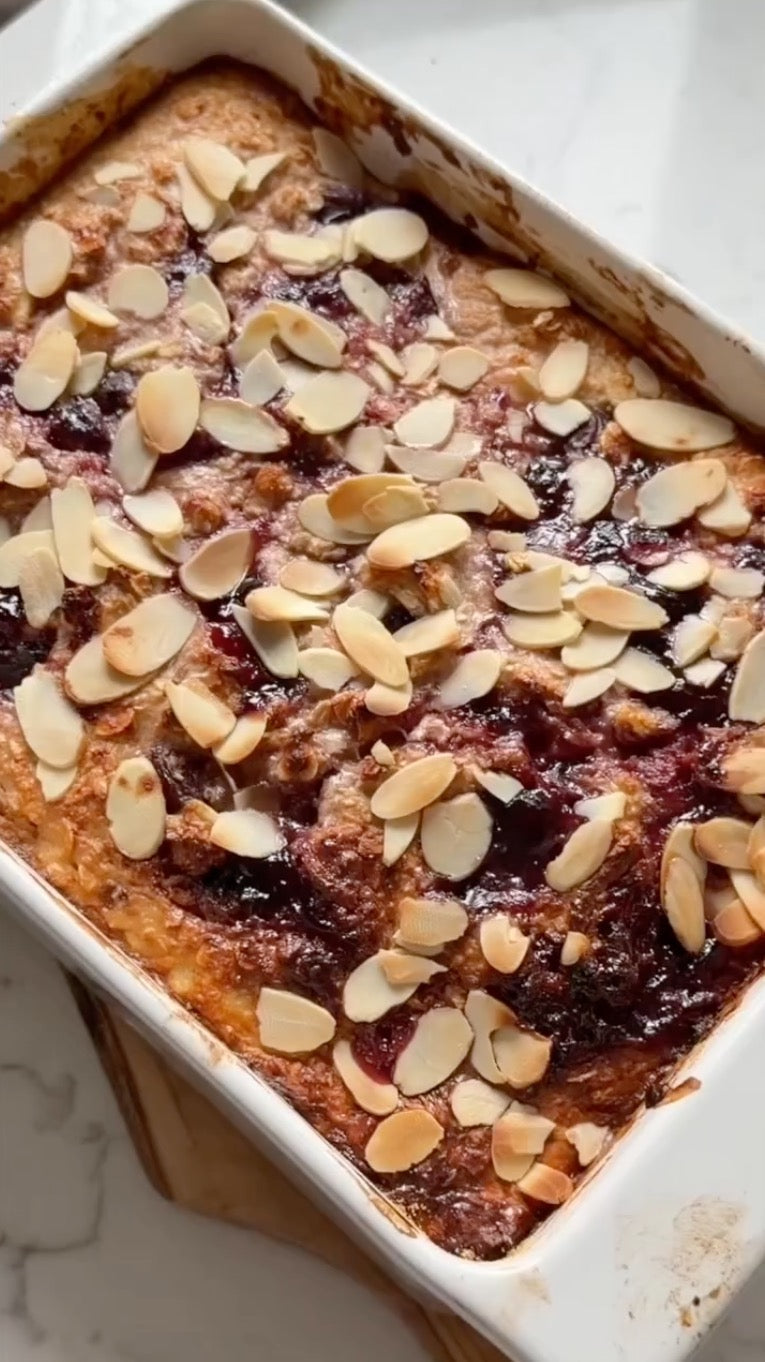 Cherry Baked Protein Oats