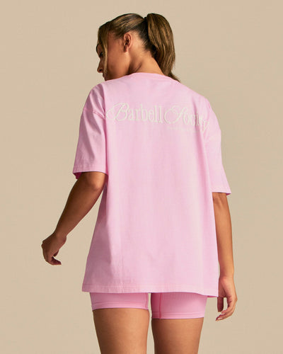 Comfort OS Barbell Society Short Sleeve T-Shirt | Candy Pink (1/6)