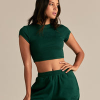 Comfort Graphic Ribbed Baby T-Shirt | Emerald