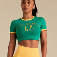 Comfort "10" Graphic Baby T-Shirt | Amazonia Green