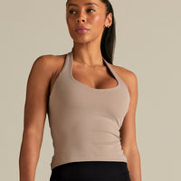 Essential Halter Tank | Buff