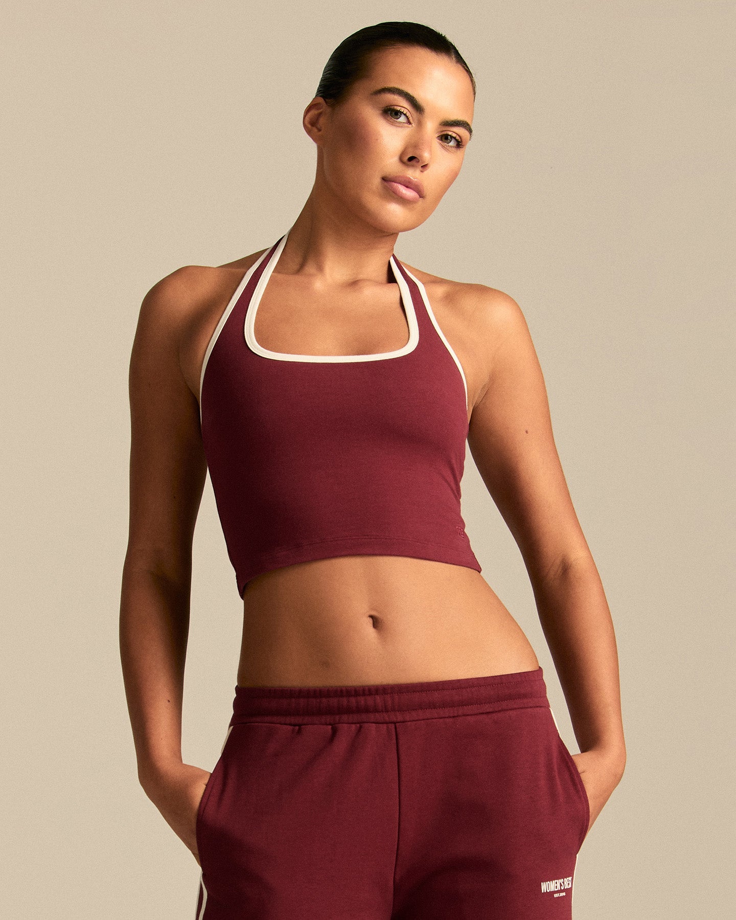 Comfort Halter Tank | Oxford Red