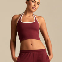 Comfort Halter Tank | Oxford Red