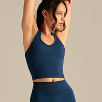 Define 2.0 Seamless Halter Tank | True Navy
