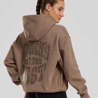 Comfort Oversized Statement Graphic Hoodie | Caribou