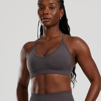 Define 2.0 Seamless Halter Neck Bra | Graphite