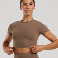 Essential Cropped Short Sleeve Tee | Caribou