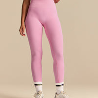 Power Enhanced High Waist Leggings | Candy Pink (1/6)