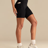 Essential Cycling Shorts with Pockets | Black