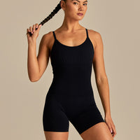 Define 2.0 Scrunch Adjustable Short Unitard | Black