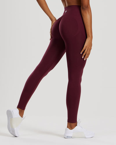 Define Seamless Scrunch Leggings Dark Cherry Women's Best