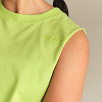 Comfort Drop Armhole Tank | Lime Punch