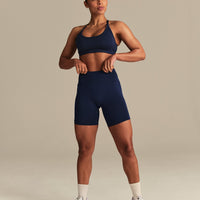 Define 2.0 Seamless Low Back Shorts | Sapphire Blue