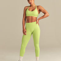 Define 2.0 Seamless Low Back Leggings | Lime Punch