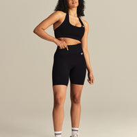 Power Seamless Cycling Shorts | Black