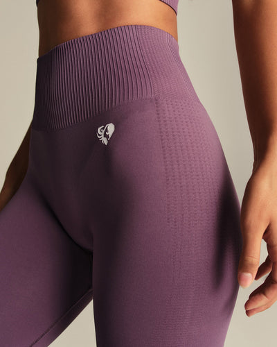 Power Seamless Scrunch Leggings | Dusk Plum