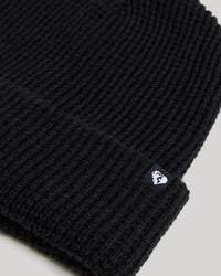 All Day Waffle Knit Beanie | Black