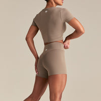 Essential Shorts | Taupe Grey