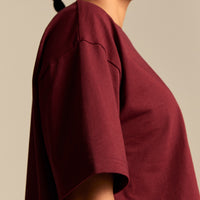 Comfort Athletic Club Cropped T-Shirt | Oxford Red