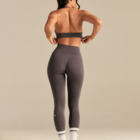 Define 2.0 Seamless Scrunch V-Neck Bra | Slate Grey