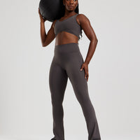 Essential Mini Flared Leggings | Graphite