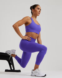 Power Seamless 7/8 Leggings | Purple Flash