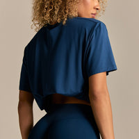 Comfort Oversized Hook Up T-Shirt | True Navy