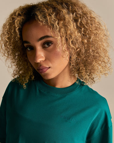Comfort WB Logo Oversized Short Sleeve T-Shirt | Eden Green
