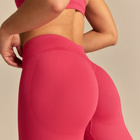 Emphasize Mid Waist Leggings | Watermelon