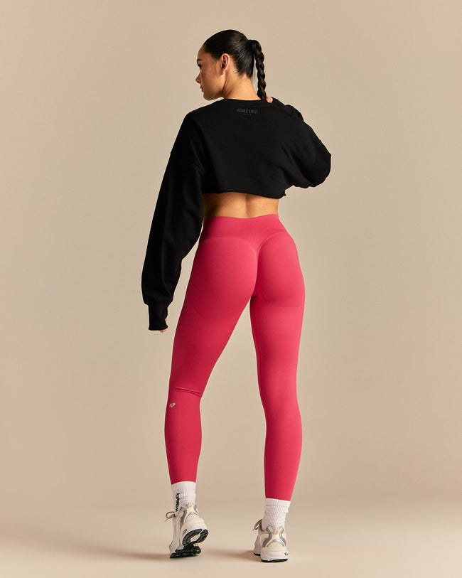 Comfort Pump Cover Ultra Cropped Sweat | Black