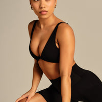 Power Reversible Twist Bra | Black