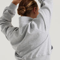Comfort Light Full Zip Sweat | Silver Grey Marl