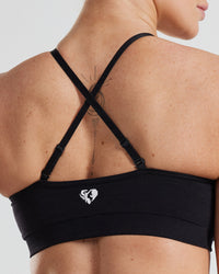 Define Scrunch Seamless Bralette | Black