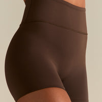 Essential High Waist Shorts | Cocoa