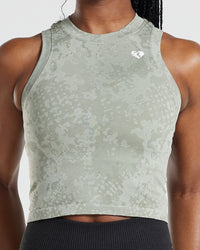 Evolution Seamless Midi Tank | Olive