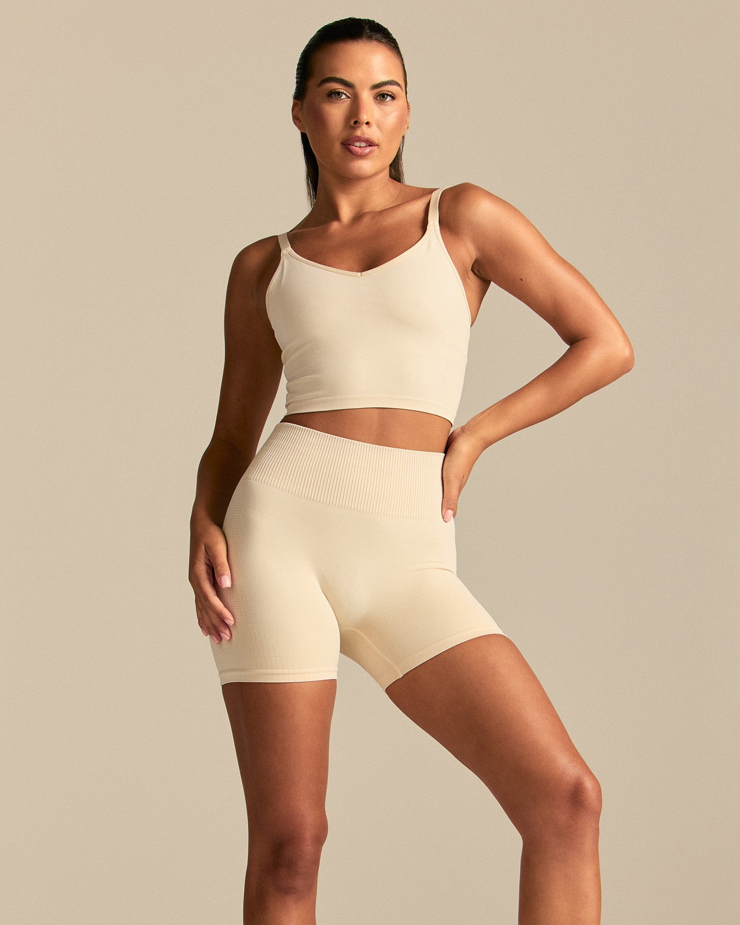 Power Enhanced High Waist Shorts | Off White