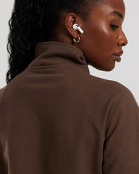 Comfort Light Full Zip Sweat | Cocoa