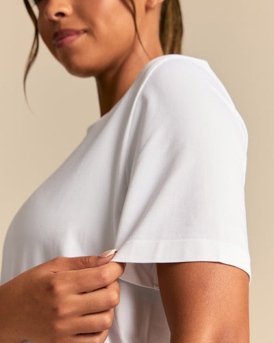 Lightweight Loose Fit T-Shirt | White (3/6)