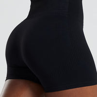 Power Seamless Shorts | Black