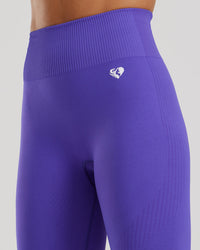 Power Seamless 7/8 Leggings | Purple Flash