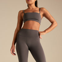 Essential High Waist Flared Leggings | Slate Grey
