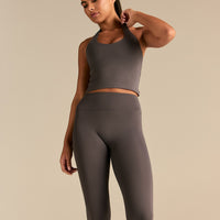 Essential Halter Tank | Slate Grey