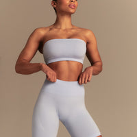 Define 2.0 Seamless Scrunch 6" Shorts | Airy Blue